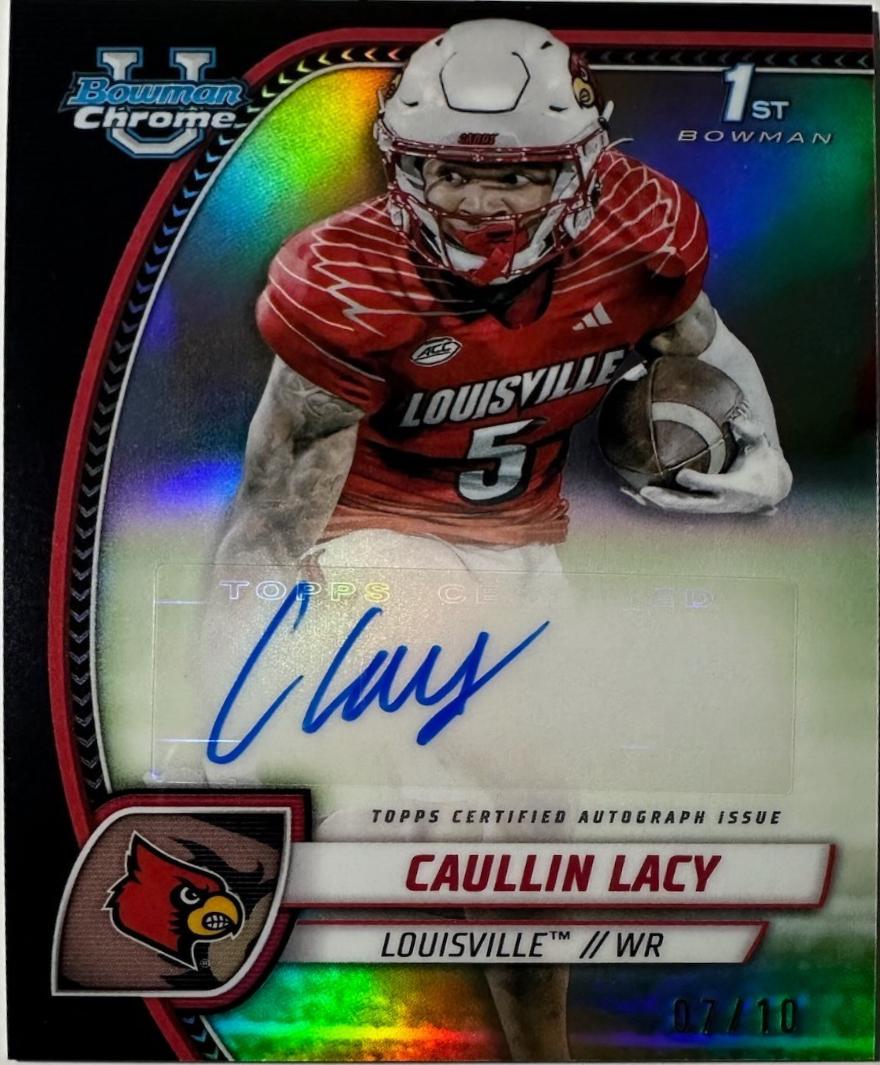 Caullin Lacy [Black Refractor] #PA-CLA