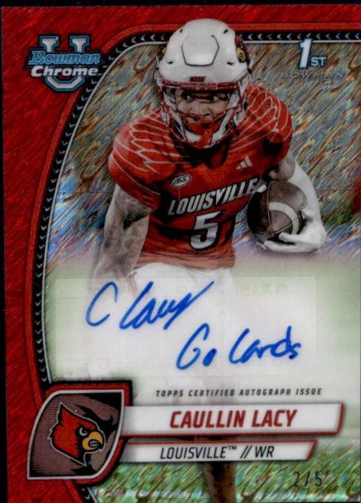 Caullin Lacy [Red Shimmer Refractor] #PA-CLA