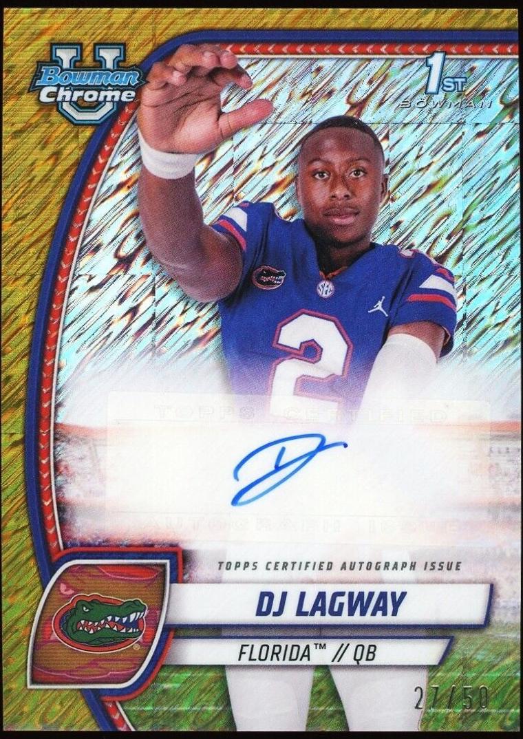 DJ Lagway [Gold Shimmer Refractor] #PA-DLA