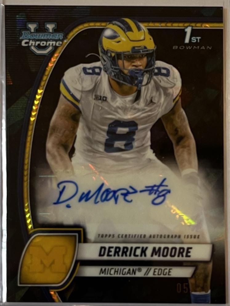 Derrick Moore [Black Refractor] #PA-DMO