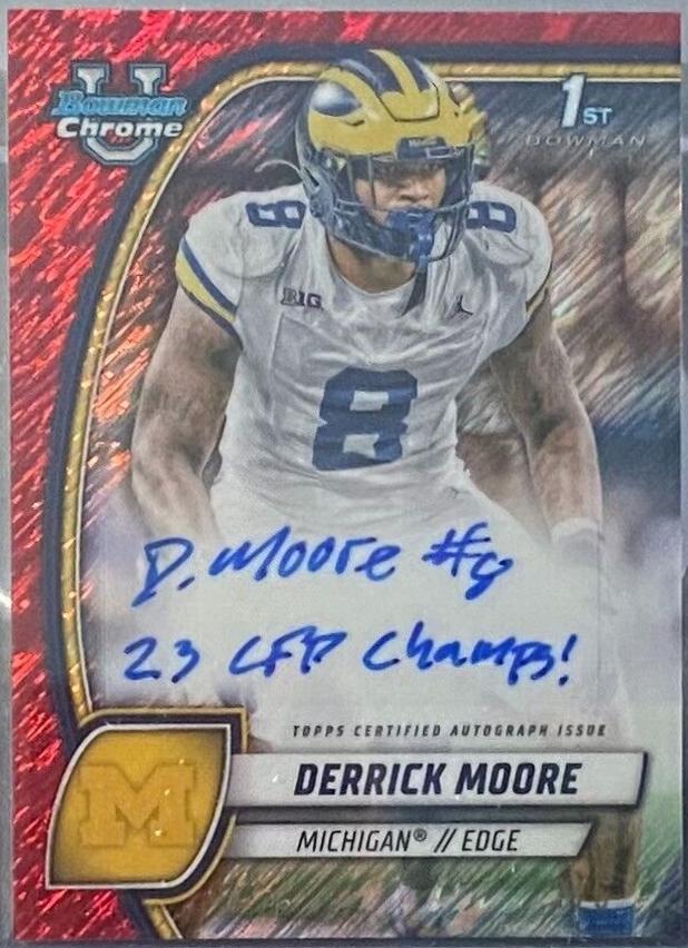 Derrick Moore [Red Refractor] #PA-DMO