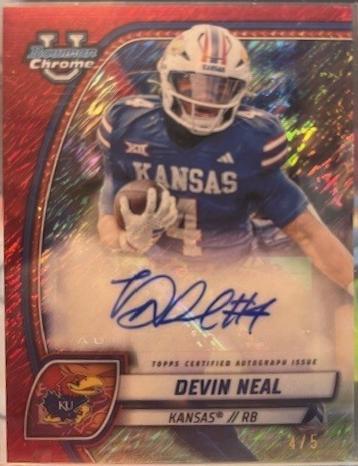 Devin Neal [Red Shimmer Refractor] #PA-DNE