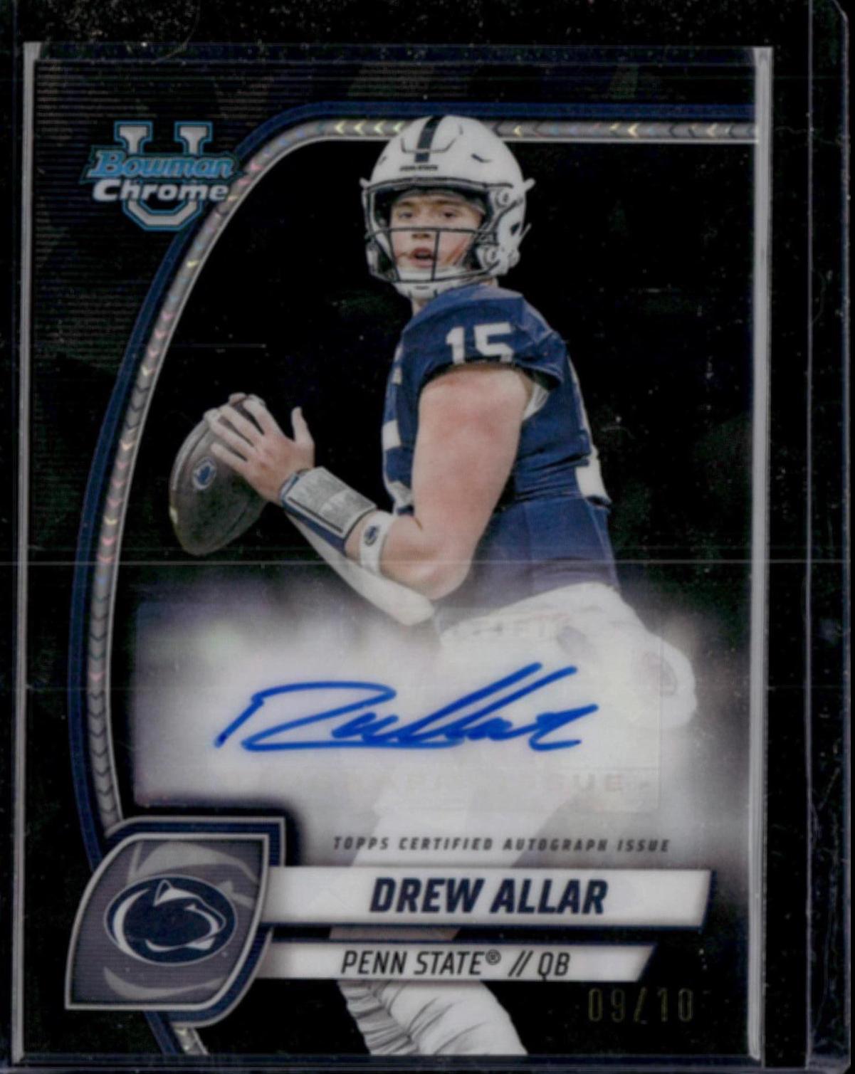 Drew Allar [Black Refractor] #PA-DAL