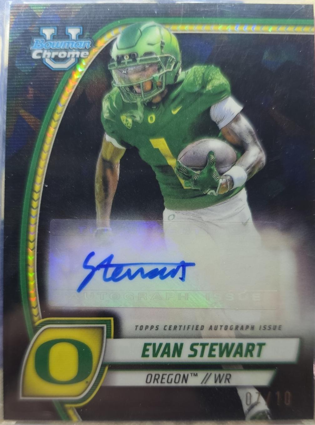 Evan Stewart [Black Refractor] #PA-EST