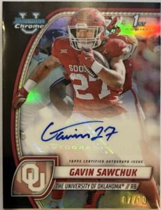Gavin Sawchuk [Black Refractor] #PA-GSA