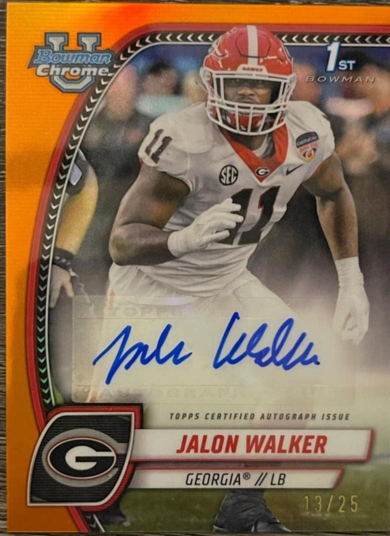 Jalon Walker [Orange Refractor] #PA-JWA