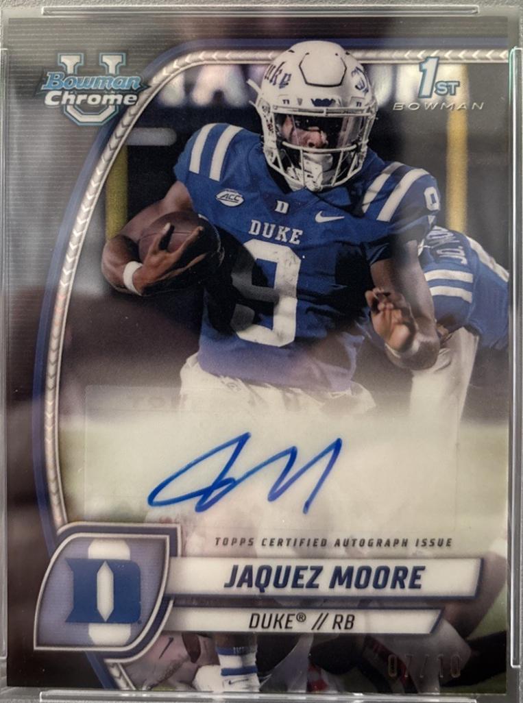 Jaquez Moore [Black Refractor] #PA-JMO