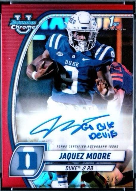 Jaquez Moore [Red Refractor] #PA-JMO