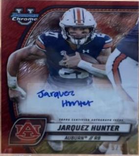 Jarquez Hunter [Red Shimmer Refractor] #PA-JHU