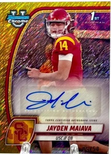 Jayden Maiava [Gold Shimmer Refractor] #PA-JMA
