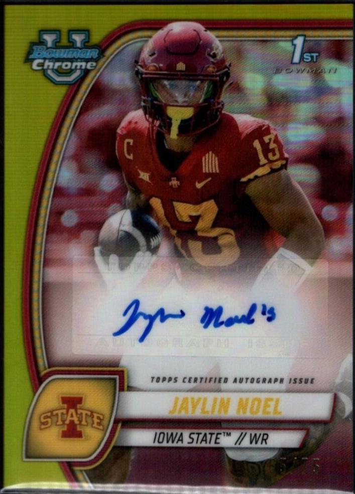 Jaylin Noel [Yellow Refractor] #PA-JNO