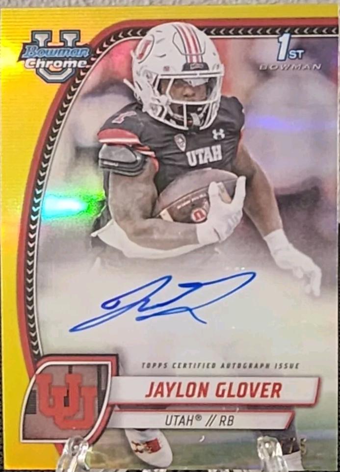 Jaylon Glover [Yellow Refractor] #PA-JGL