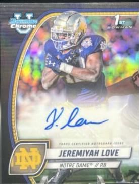 Jeremiyah Love [Black Refractor] #PA-JLO