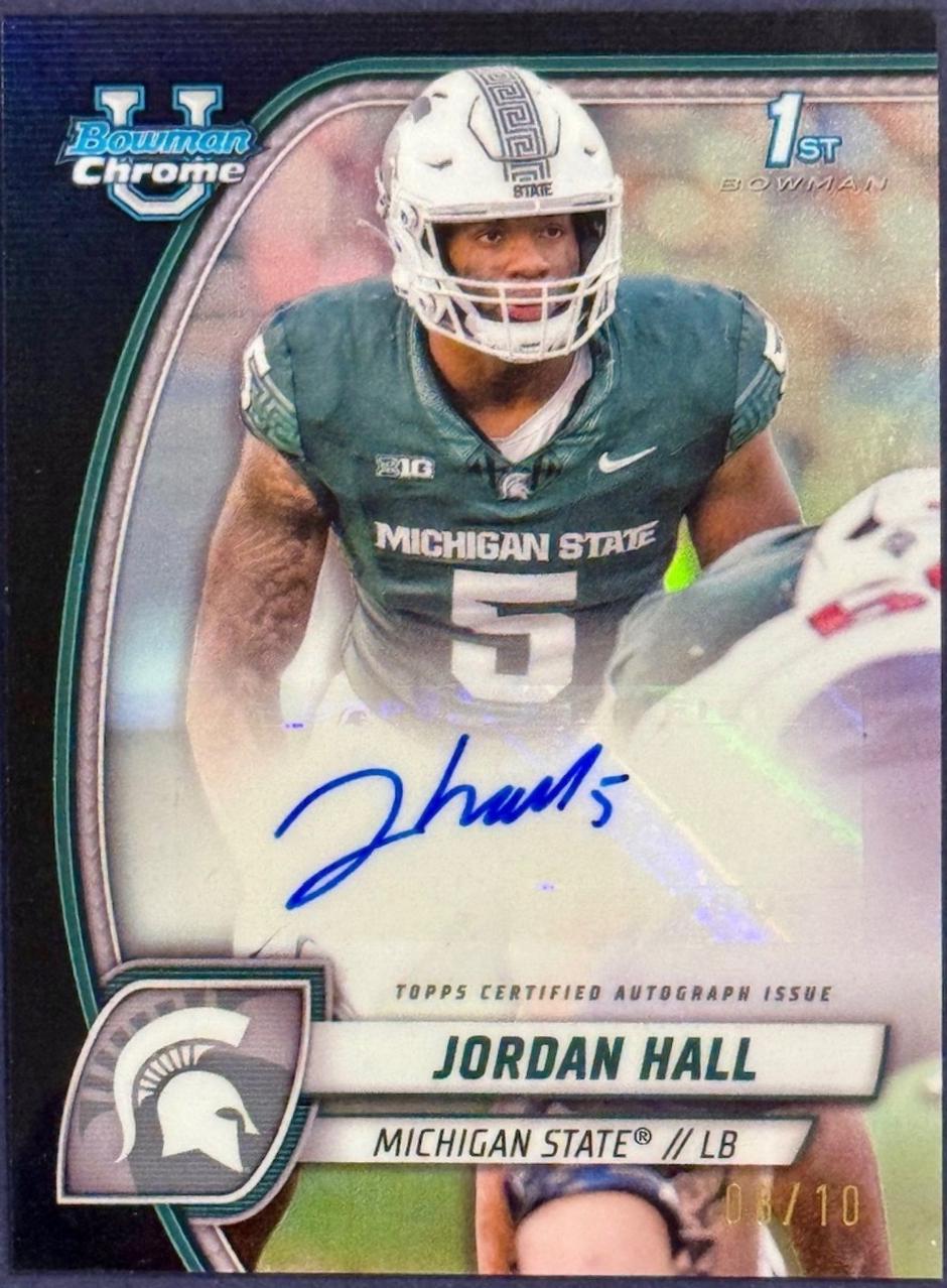 Jordan Hall [Black Refractor] #PA-JHL