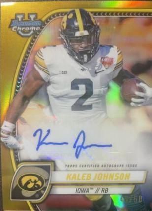 Kaleb Johnson [Gold Refractor] #PA-KJO