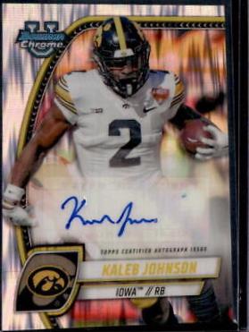Kaleb Johnson [Stealth Refractor] #PA-KJO