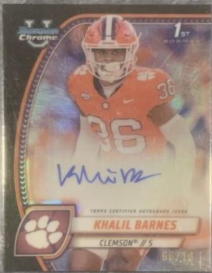 Khalil Barnes [Black Refractor] #PA-KBA