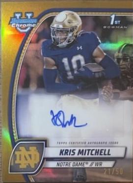 Kris Mitchell [Gold Refractor] #PA-KMI