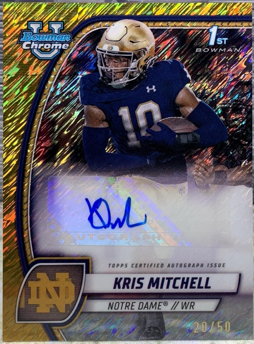 Kris Mitchell [Gold Shimmer Refractor] #PA-KMI