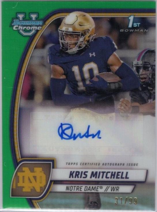 Kris Mitchell [Green Refractor] #PA-KMI