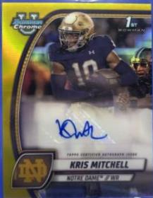 Kris Mitchell [Yellow Refractor] #PA-KMI