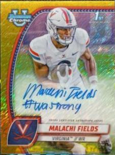 Malachi Fields [Gold Shimmer Refractor] #PA-MFI
