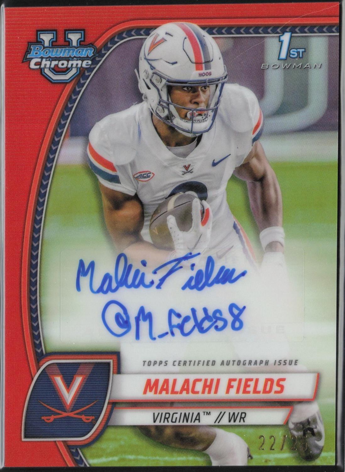 Malachi Fields [Orange Refractor] #PA-MFI