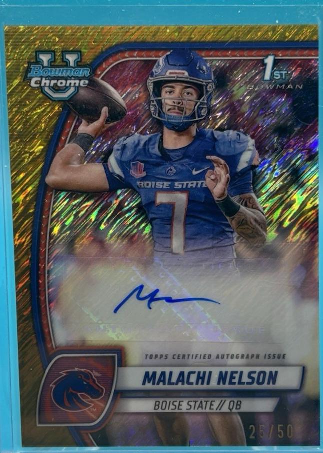 Malachi Nelson [Gold Shimmer Refractor] #PA-MNE