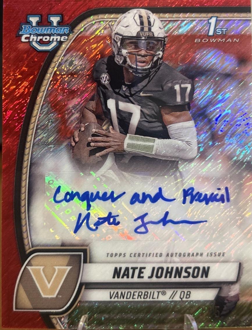Nate Johnson [Red Refractor] #PA-NJO