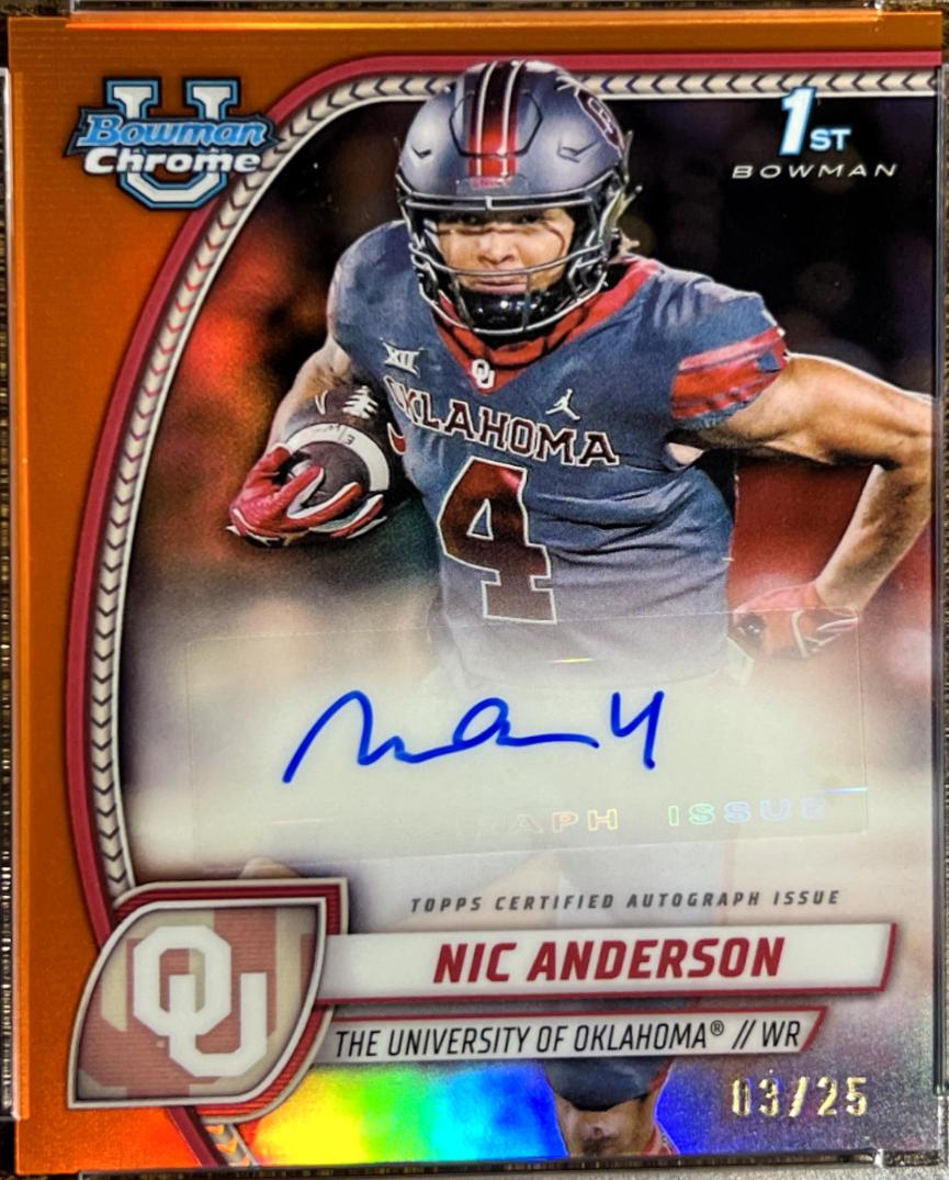 Nic Anderson [Orange Refractor] #PA-NAN