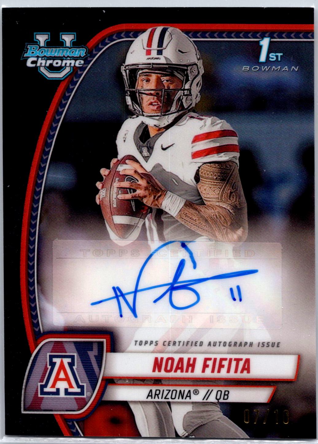 Noah Fifita [Black Refractor] #PA-NFI