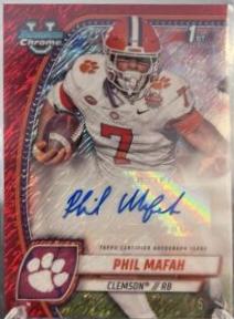 Phil Mafah [Red Shimmer Refractor] #PA-PMA