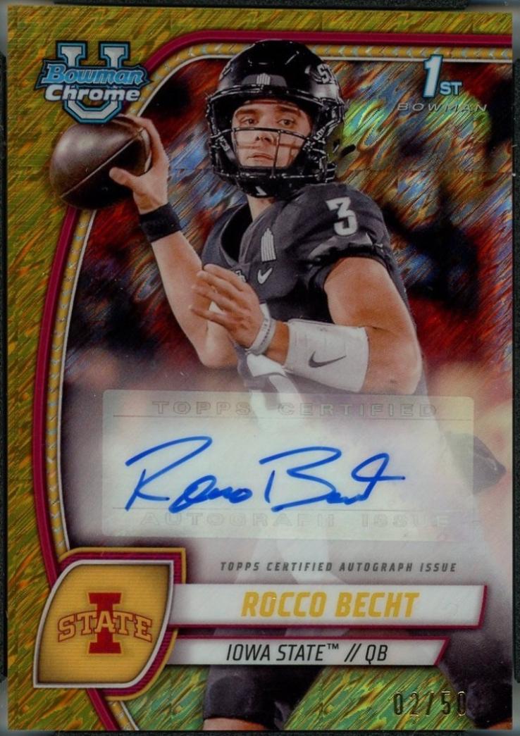Rocco Becht [Gold Shimmer Refractor] #PA-RBE