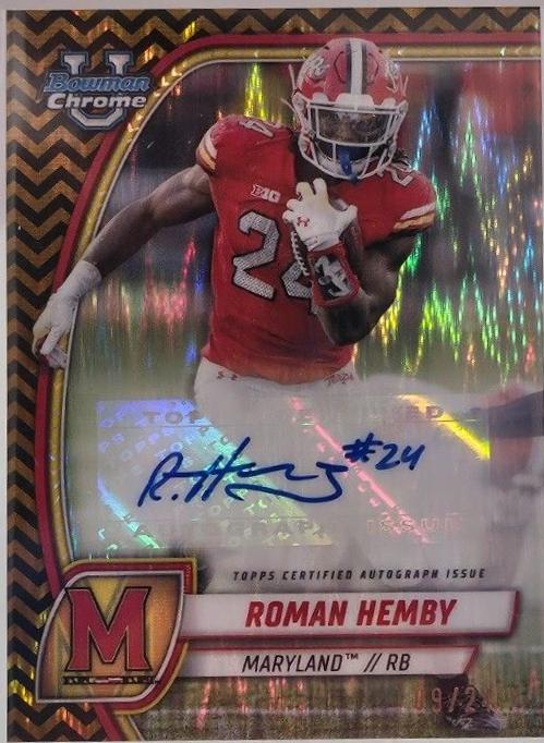 Roman Hemby [Black Gold Stealth Refractor] #PA-RH