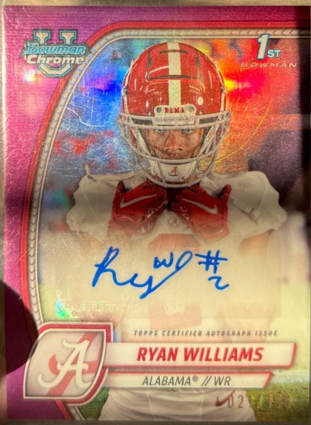 Ryan Williams [Fuchsia Refractor] #PA-RWI