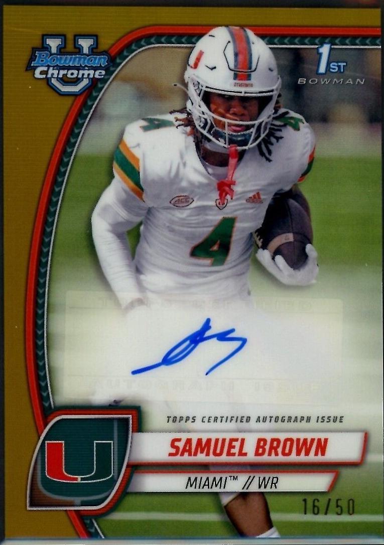 Samuel Brown [Gold Refractor] #PA-SBR