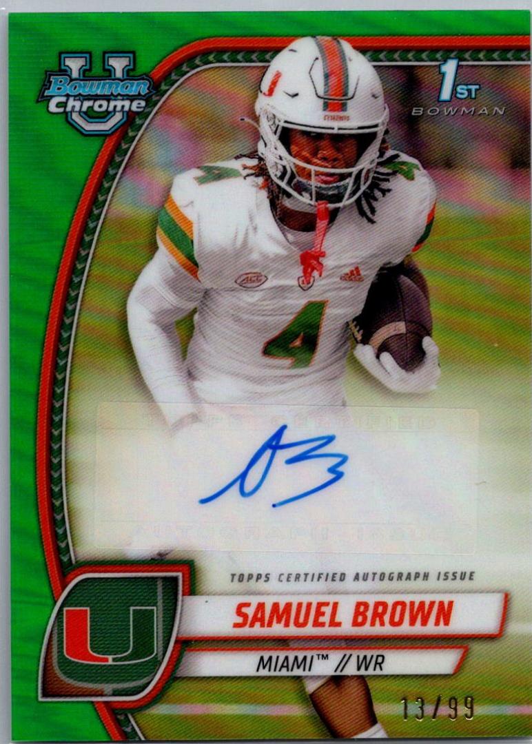 Samuel Brown [Green Refractor] #PA-SBR