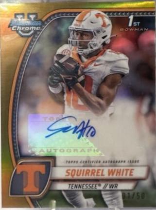 Squirrel White [Gold Refractor] #PA-SWH