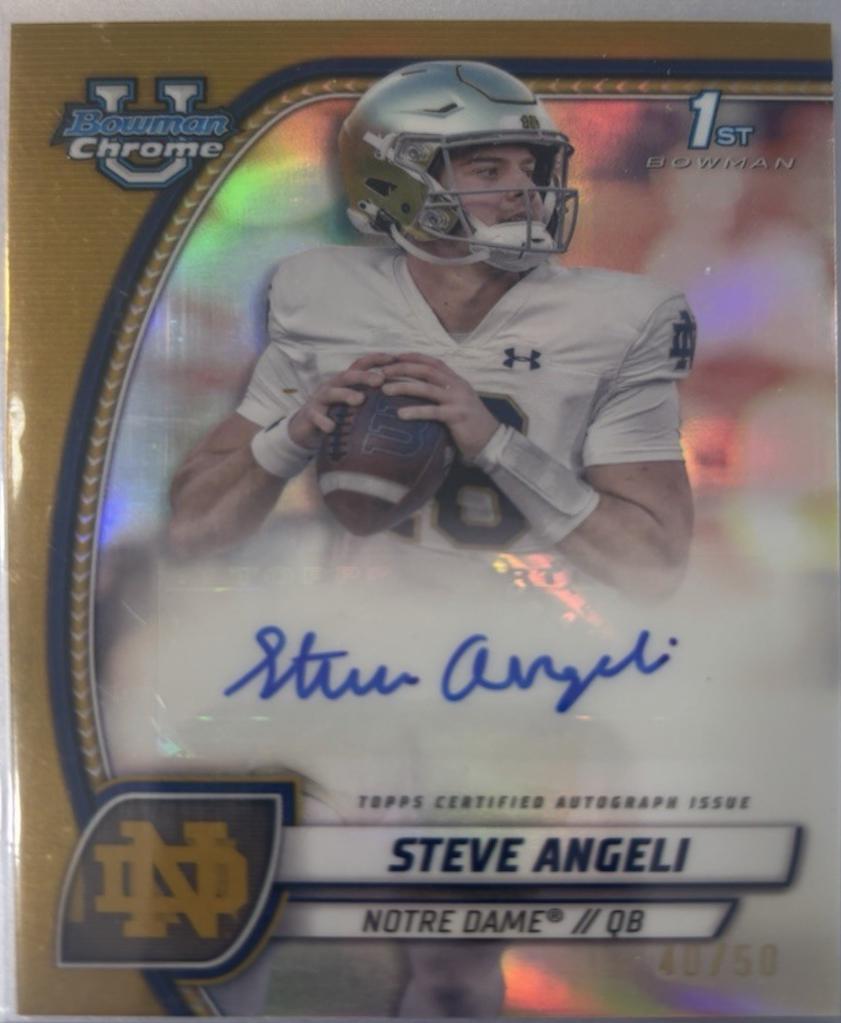 Steve Angeli [Gold Refractor] #PA-SAN