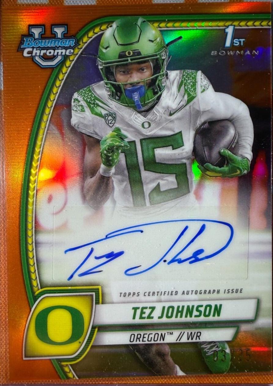 Tez Johnson [Orange Refractor] #PA-TJO