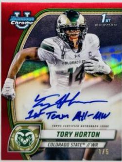 Tory Horton [Red Refractor] #PA-THO