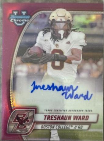 Treshaun Ward [Fuchsia Refractor] #PA-TWA