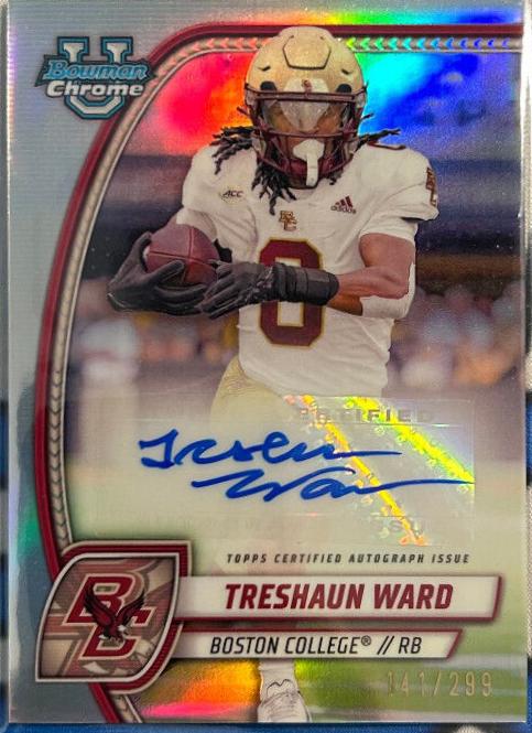 Treshaun Ward [Refractor] #PA-TWA