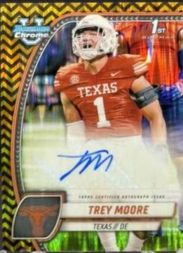 Trey Moore [Black Gold Stealth Refractor] #PA-TMO