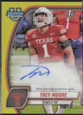 Trey Moore [Yellow Refractor] #PA-TMO