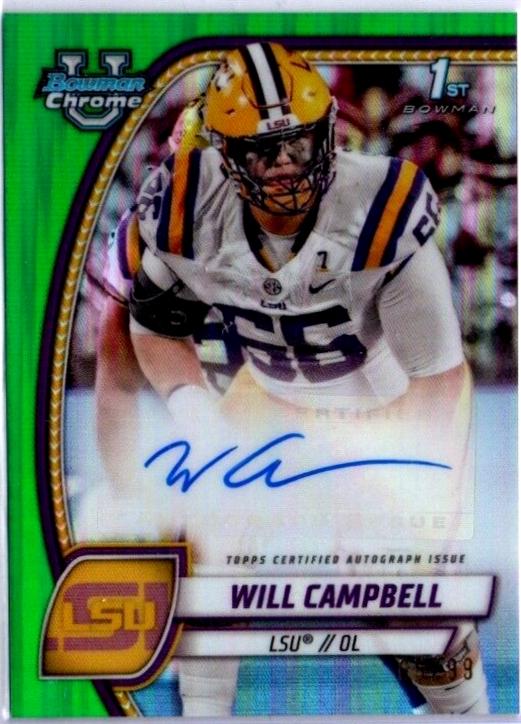 Will Campbell [Green Refractor] #PA-WCA