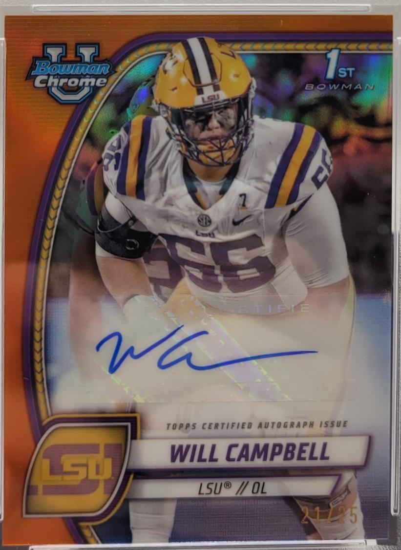Will Campbell [Orange Refractor] #PA-WCA