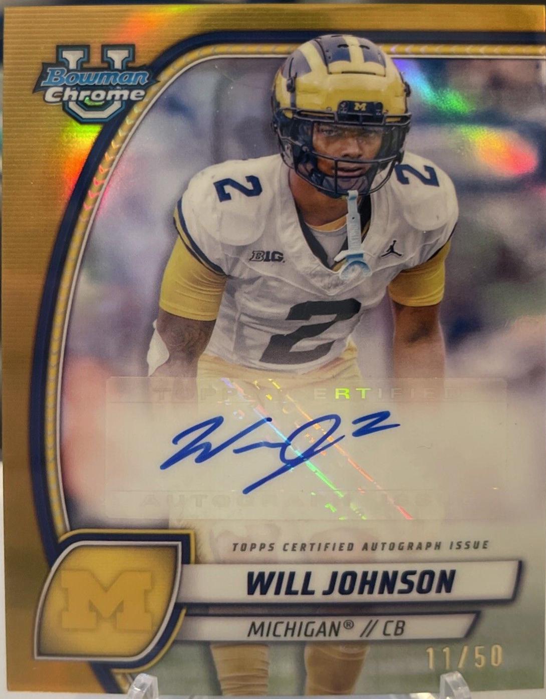 Will Johnson [Gold Refractor] #PA-WJO