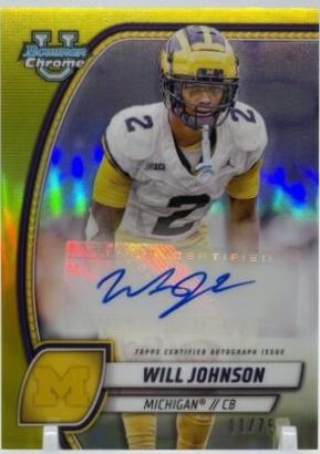 Will Johnson [Yellow Refractor] #PA-WJO