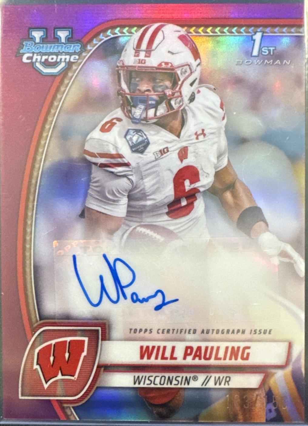 Will Pauling [Fuchsia Refractor] #PA-WPA